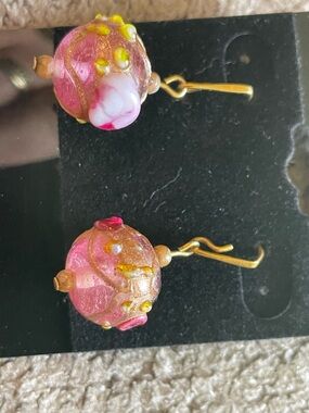 Vintage Murano Glass Earrings